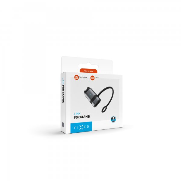 Fixed Garmin Smartwatch Laddningsadapter USB-C Svart