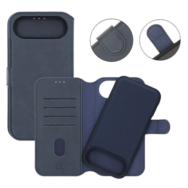Rvelon iPhone Air Fodral Magnetiskt Avtagbart Skal Blå