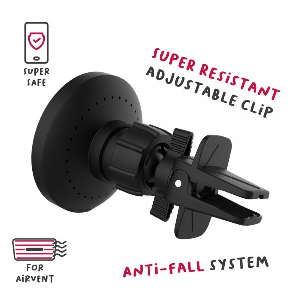 Celly Bilhållare Car Holder with Wireless Charger 15W MagSafe