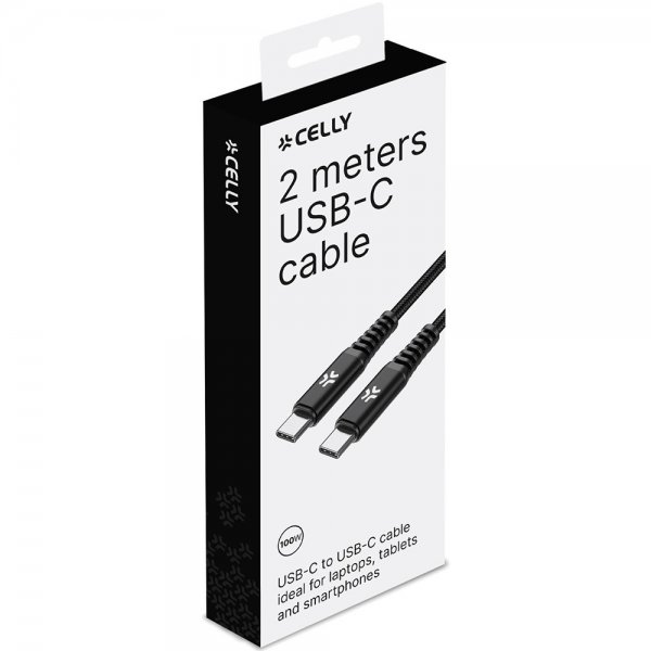 Celly Kabel USB-C/USB-C PD 100W 2m