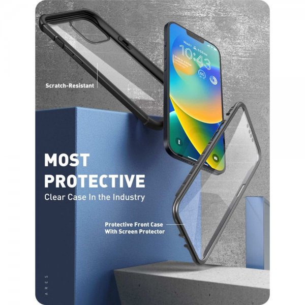 Supcase iPhone 13/iPhone 14 Skal Ares Svart