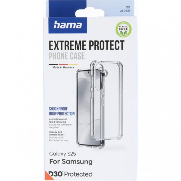 Hama Samsung Galaxy S25 Skal Extreme Protect Transparent