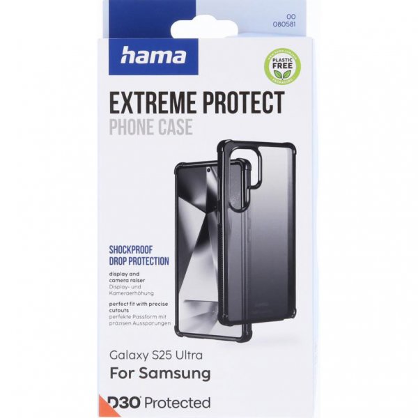 Hama Samsung Galaxy S25 Ultra Skal Extreme Protect Svart