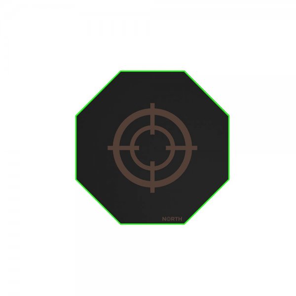 North Golvmatta Pro Gaming Grön/Svart