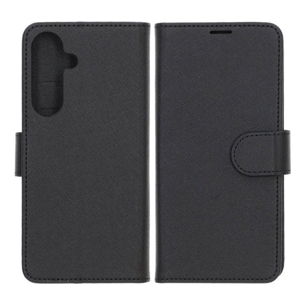 Samsung Galaxy S25 FE Fodral med Kortfack Stativfunktion Svart