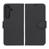 Samsung Galaxy S25 FE Fodral med Kortfack Stativfunktion Svart