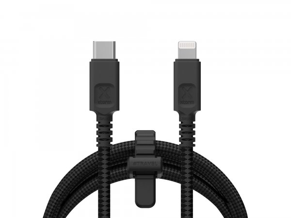 Xtorm Lightning till USB-C Kabel Next Gen 60W 1.5m Svart