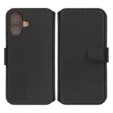 Rvelon iPhone 17 Fodral Äkta Läder Svart