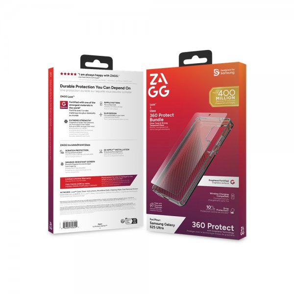 ZAGG Samsung Galaxy S25 Ultra Skal med Skärmskydd Luxe & Glass