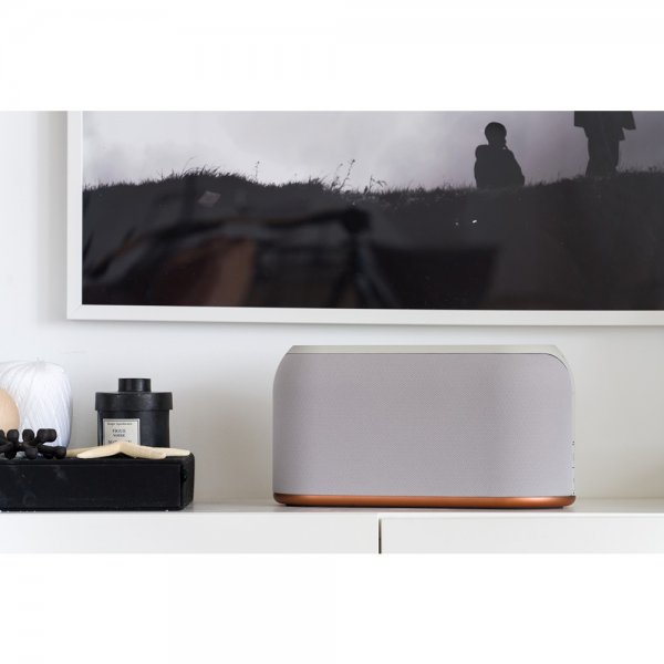 Jays s-Living Three Smart Högtalare Multiroom WiFi Speaker Concrete White