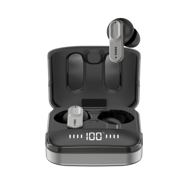 Mixx Trådlösa Hörlurar StreamBuds Ultra Mini Black Gun Metal