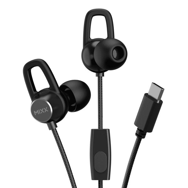 Mixx Trådade Hörlurar SoundPort USB-C Svart