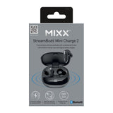 Mixx Trådlösa Hörlurar StreamBuds Mini Charge 2 Svart