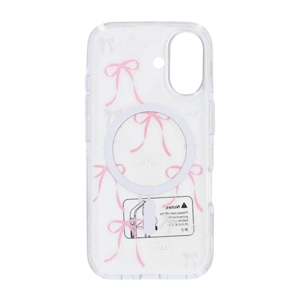 iPhone 16 Skal Mönster MagSafe Rosett