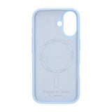 Rvelon iPhone 17 Skal Silikon MagSafe Ljusblå