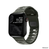 Nomad Apple Watch 38/40/41/42mm Armband Sport Band Ash Green