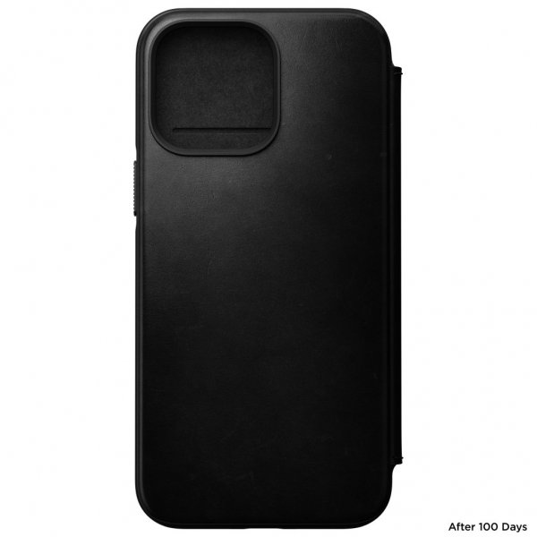 Nomad iPhone 14 Pro Max Fodral Modern Leather Folio Horween Svart