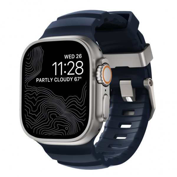 Nomad Apple Watch 44/45/46mm/Apple Watch Ultra Armband Rocky Point Atlantic