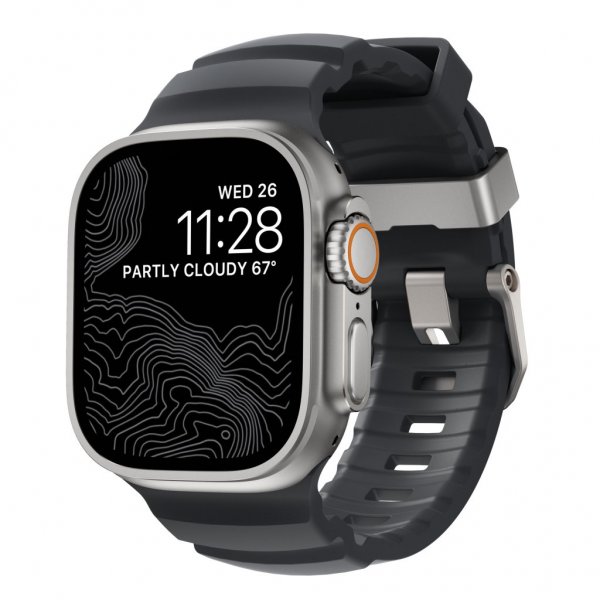 Nomad Apple Watch 44/45/46mm/Apple Watch Ultra Armband Rocky Point Storm