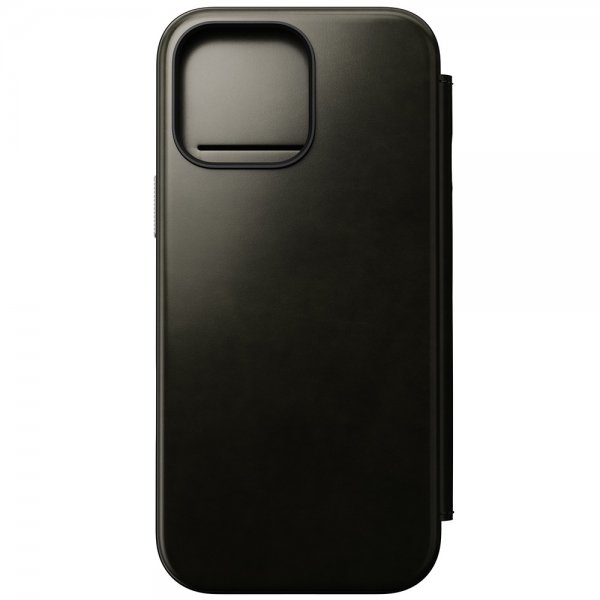 Nomad iPhone 16 Pro Max Fodral Modern Leather Folio Horween Green Chrome