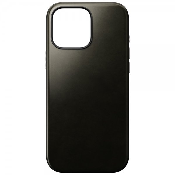 Nomad iPhone 16 Pro Max Skal Modern Leather Case Horween Green Chrome