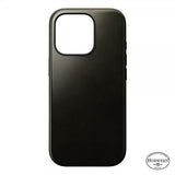 Nomad iPhone 16 Pro Skal Modern Leather Case Horween Green Chrome