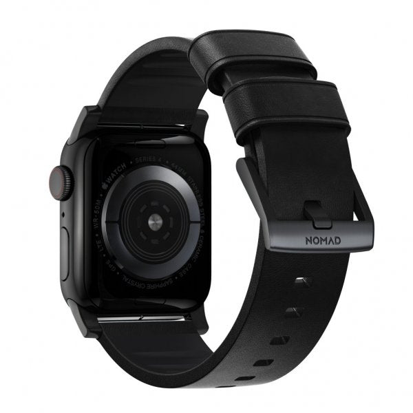 Nomad Apple Watch 44/45/46mm/Apple Watch Ultra Armband Active Band Pro Black Hardware Svart