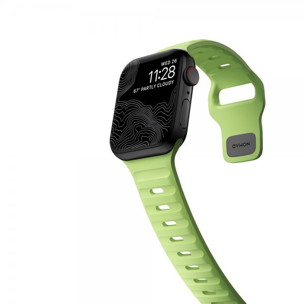 Nomad Apple Watch 38/40/41/42mm Armband Sport Band Glow 2.0