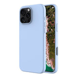 Rvelon iPhone 16 Pro Skal Silikon MagSafe Ljusblå