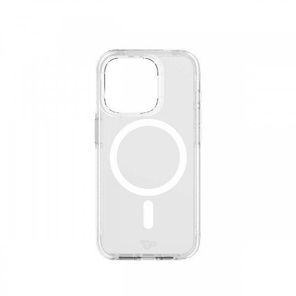 Tech21 iPhone 15 Pro Skal Evo Clear MagSafe Transparent