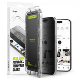 Ringke iPhone 16 Pro Skärmskydd Easy Slide Privacy 2-pack