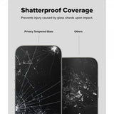 Ringke iPhone 16 Pro Skärmskydd Easy Slide Privacy 2-pack