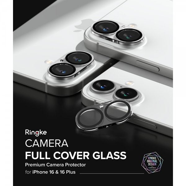 Ringke iPhone 16/iPhone 16 Plus Kameraskydd Camera Protector Glass 2-pack