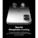 Ringke iPhone 16/iPhone 16 Plus Kameraskydd Camera Protector Glass 2-pack