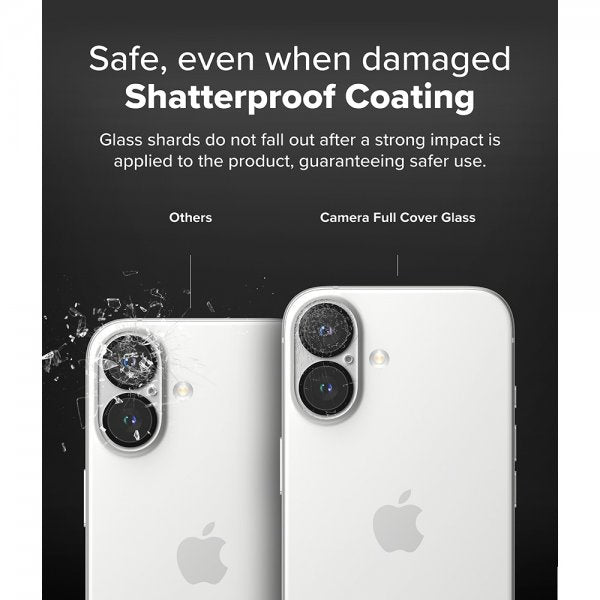 Ringke iPhone 16/iPhone 16 Plus Kameraskydd Camera Protector Glass 2-pack