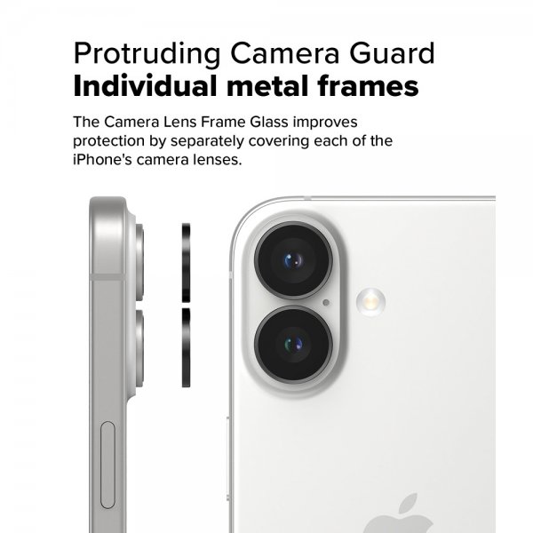 Ringke iPhone 16/iPhone 16 Plus Kameraskydd Camera Lens Frame 2-pack