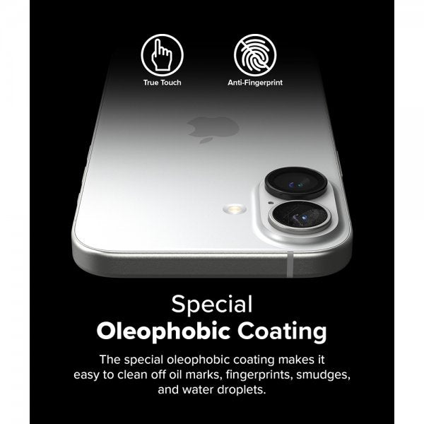 Ringke iPhone 16/iPhone 16 Plus Kameraskydd Camera Lens Frame 2-pack
