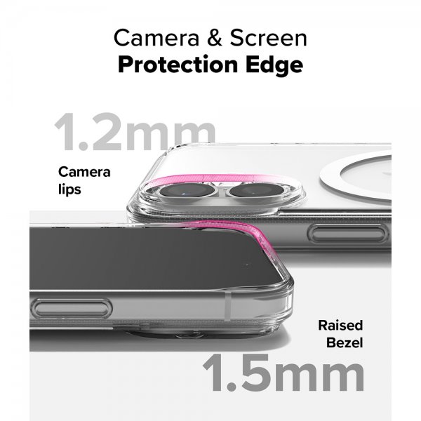 Ringke iPhone 16 Skal Fusion Magnetic Transparent