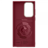 Cyrill Samsung Galaxy S22 Ultra Skal Color Brick Sangria