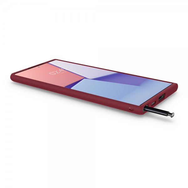 Cyrill Samsung Galaxy S22 Ultra Skal Color Brick Sangria
