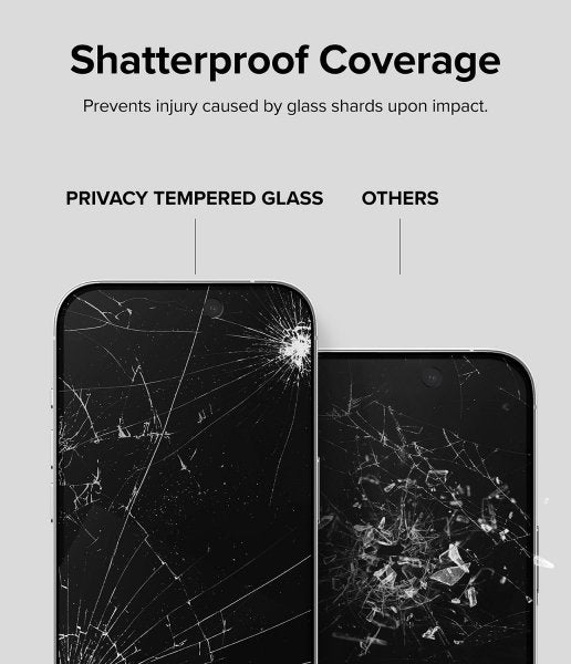 Ringke iPhone 15 Pro Max Skärmskydd Privacy Tempered Glass Installation Jig