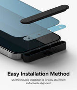 Ringke iPhone 15 Pro Max Skärmskydd Privacy Tempered Glass Installation Jig