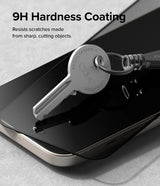 Ringke iPhone 15 Plus Skärmskydd Privacy Tempered Glass Installation Jig