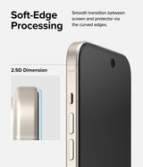 Ringke iPhone 15 Plus Skärmskydd Privacy Tempered Glass Installation Jig