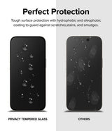 Ringke iPhone 15 Skärmskydd Privacy Tempered Glass Installation Jig