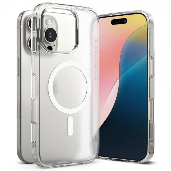 Ringke iPhone 16 Pro Max Skal Fusion Magnetic Matte Transparent