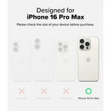 Ringke iPhone 16 Pro Max Skal Fusion Magnetic Matte Transparent