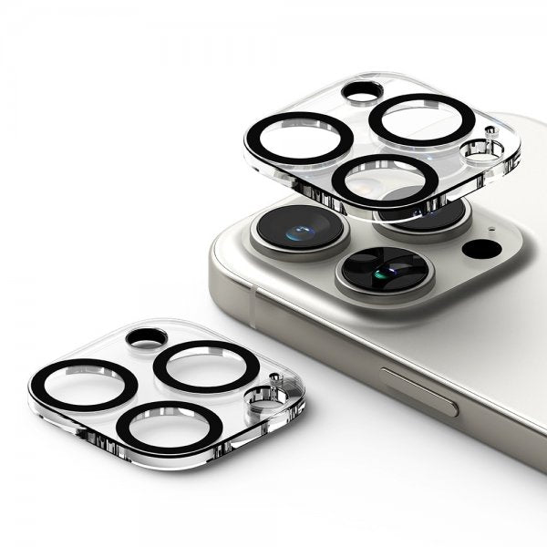 Ringke iPhone 16 Pro/16 Pro Max Kameraskydd Camera Protector Glass 2-pack