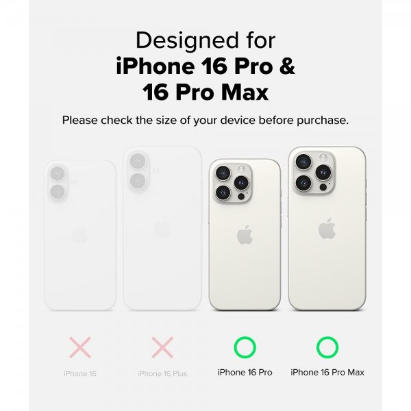 Ringke iPhone 16 Pro/16 Pro Max Kameraskydd Camera Protector Glass 2-pack