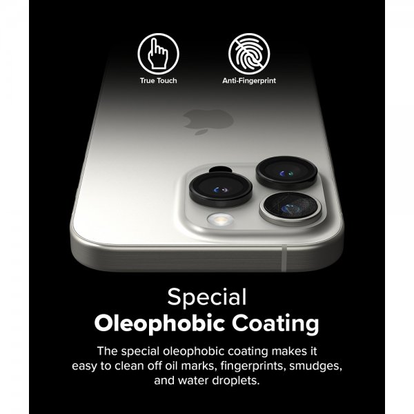 Ringke iPhone 16 Pro/iPhone 16 Pro Max Kameraskydd Camera Lens Frame 2-pack